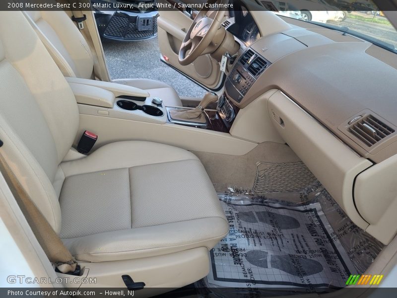 Arctic White / Savanna/Cashmere 2008 Mercedes-Benz C 300 4Matic Luxury