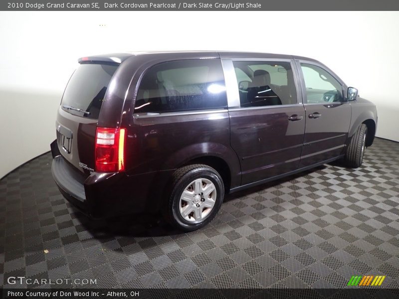 Dark Cordovan Pearlcoat / Dark Slate Gray/Light Shale 2010 Dodge Grand Caravan SE