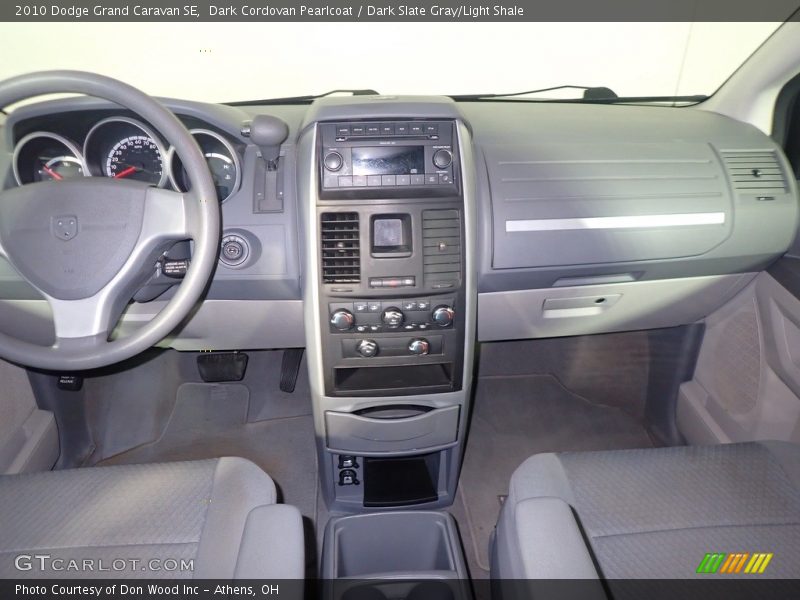 Dark Cordovan Pearlcoat / Dark Slate Gray/Light Shale 2010 Dodge Grand Caravan SE