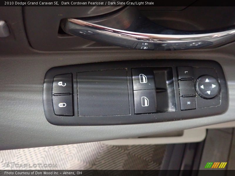 Dark Cordovan Pearlcoat / Dark Slate Gray/Light Shale 2010 Dodge Grand Caravan SE