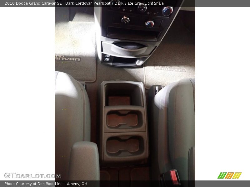 Dark Cordovan Pearlcoat / Dark Slate Gray/Light Shale 2010 Dodge Grand Caravan SE