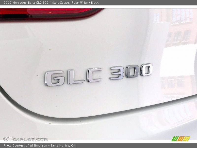 Polar White / Black 2019 Mercedes-Benz GLC 300 4Matic Coupe