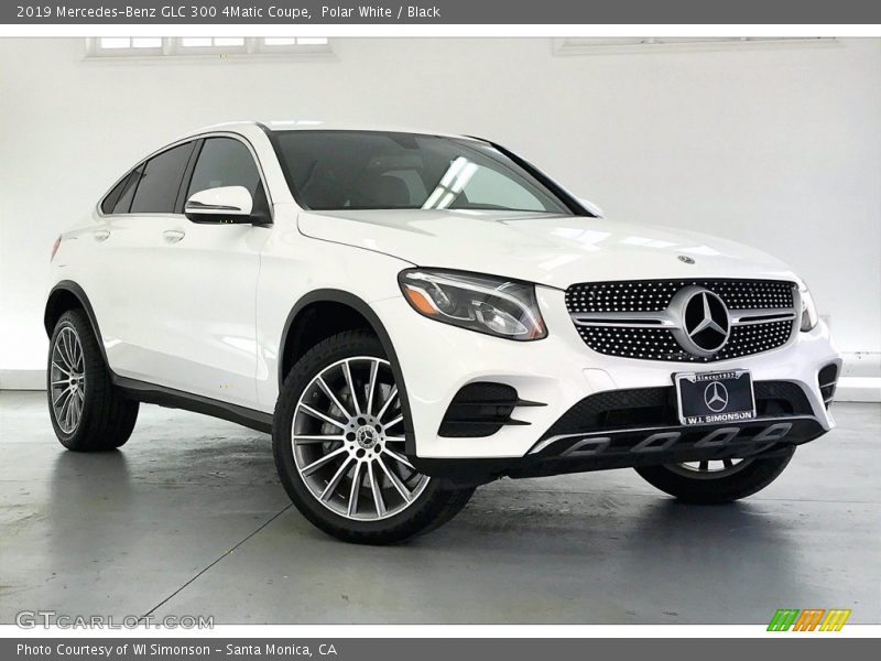 Polar White / Black 2019 Mercedes-Benz GLC 300 4Matic Coupe