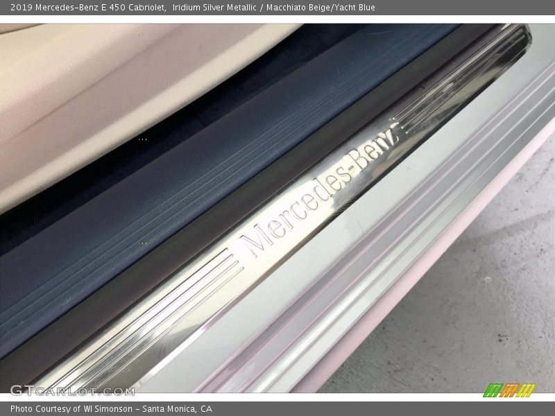 Iridium Silver Metallic / Macchiato Beige/Yacht Blue 2019 Mercedes-Benz E 450 Cabriolet
