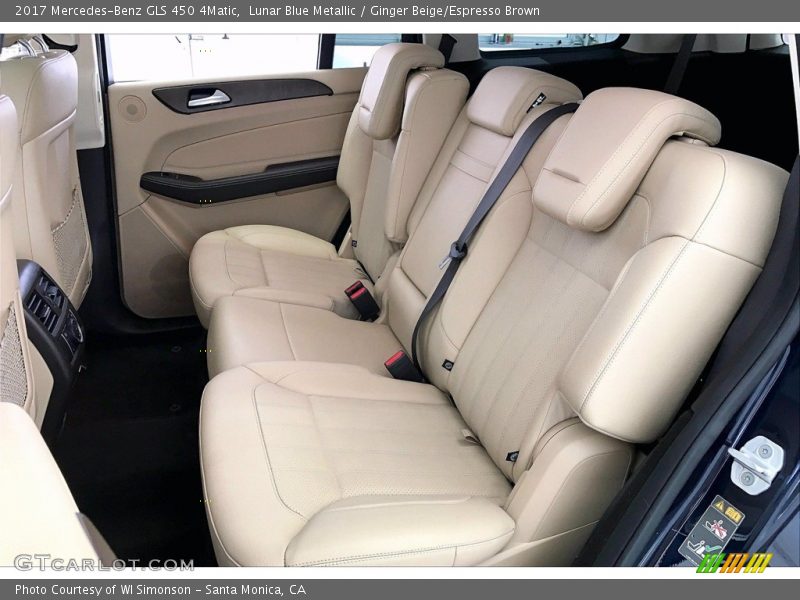 Lunar Blue Metallic / Ginger Beige/Espresso Brown 2017 Mercedes-Benz GLS 450 4Matic