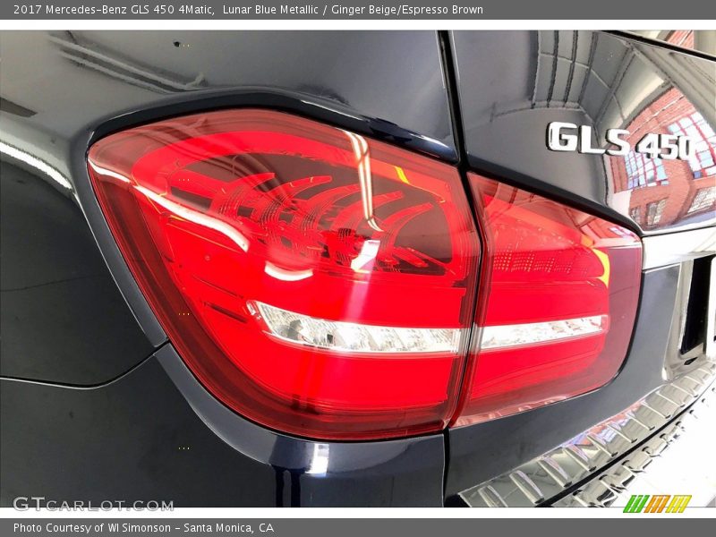 Lunar Blue Metallic / Ginger Beige/Espresso Brown 2017 Mercedes-Benz GLS 450 4Matic