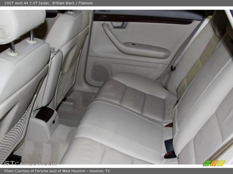 Brilliant Black / Platinum 2007 Audi A4 2.0T Sedan