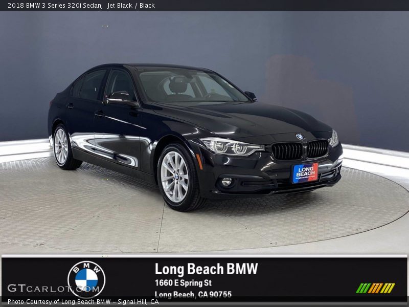 Jet Black / Black 2018 BMW 3 Series 320i Sedan