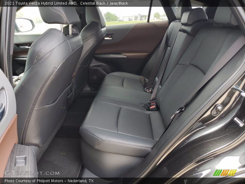 Celestial Black / Java/Black 2021 Toyota Venza Hybrid Limited AWD