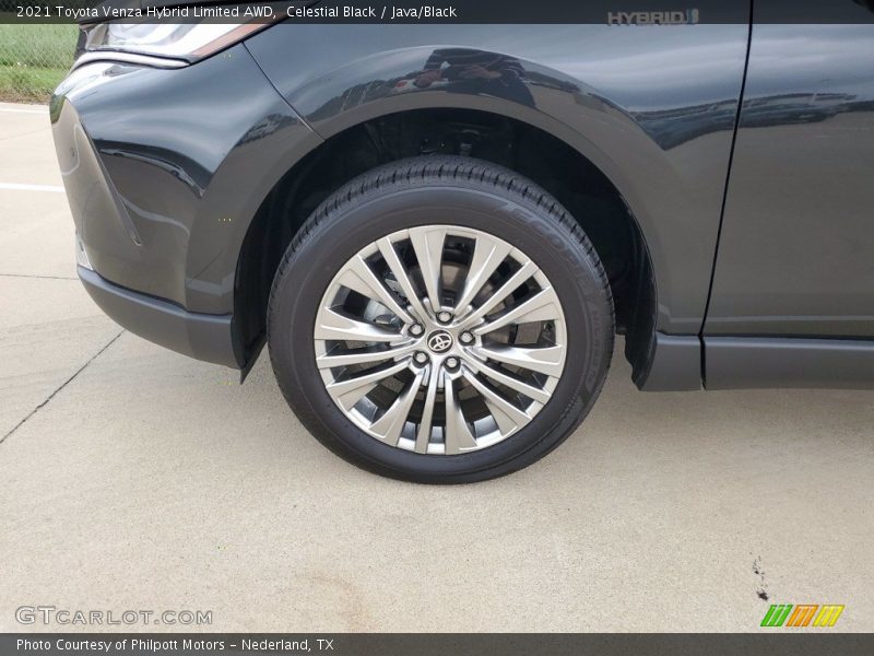 Celestial Black / Java/Black 2021 Toyota Venza Hybrid Limited AWD