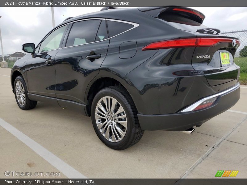 Celestial Black / Java/Black 2021 Toyota Venza Hybrid Limited AWD
