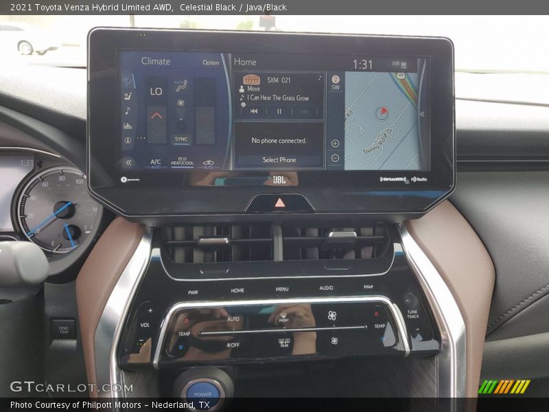 Celestial Black / Java/Black 2021 Toyota Venza Hybrid Limited AWD