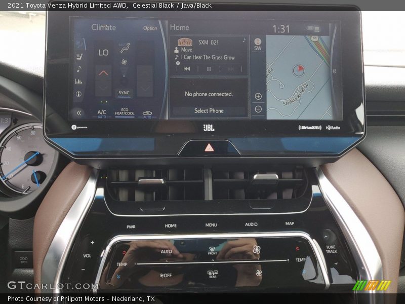 Celestial Black / Java/Black 2021 Toyota Venza Hybrid Limited AWD