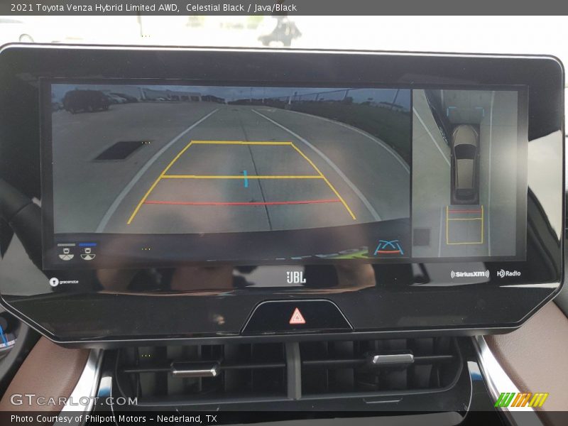 Celestial Black / Java/Black 2021 Toyota Venza Hybrid Limited AWD
