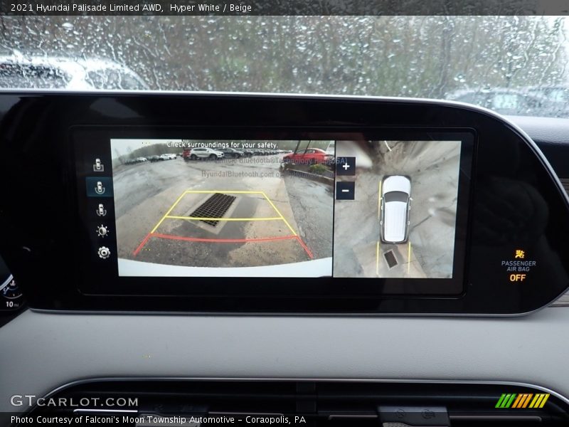 Hyper White / Beige 2021 Hyundai Palisade Limited AWD