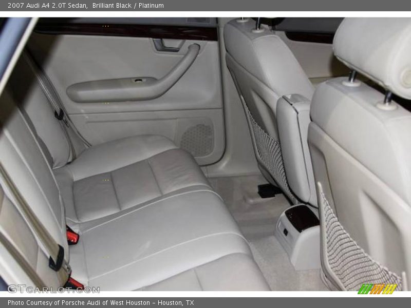 Brilliant Black / Platinum 2007 Audi A4 2.0T Sedan