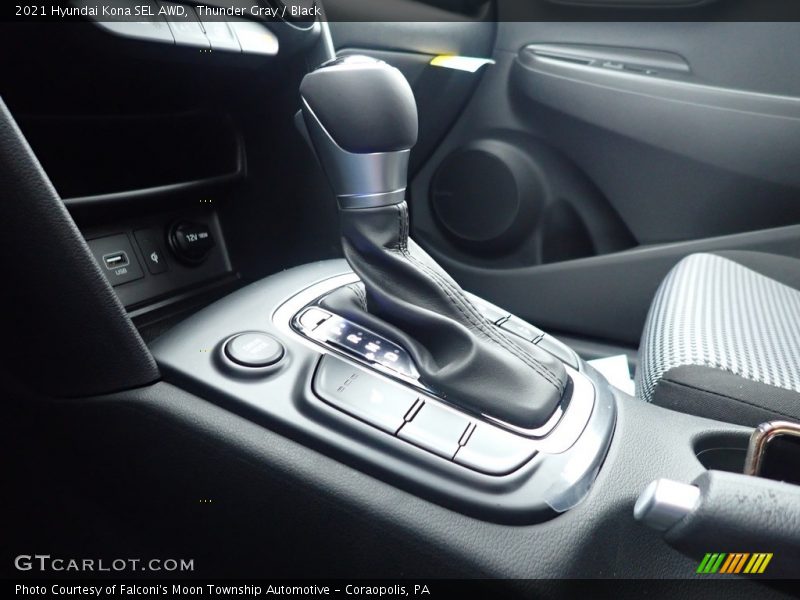 Thunder Gray / Black 2021 Hyundai Kona SEL AWD