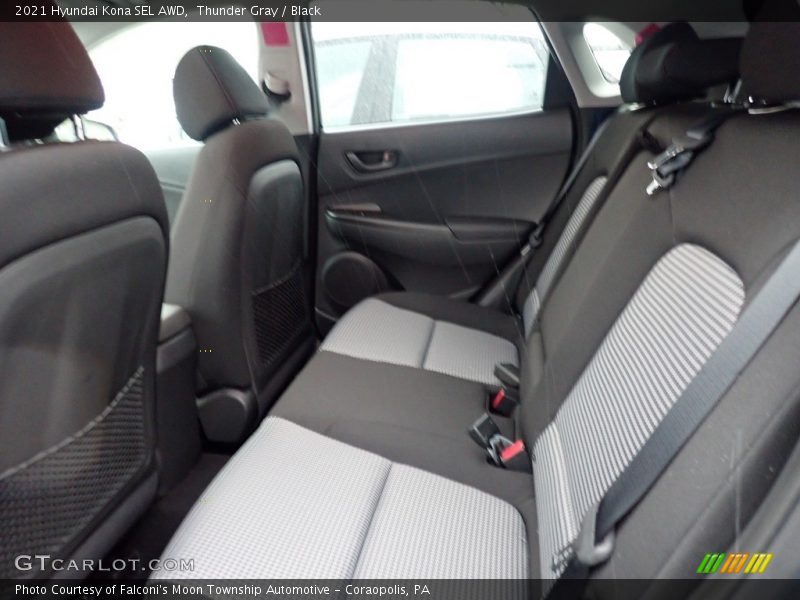Thunder Gray / Black 2021 Hyundai Kona SEL AWD