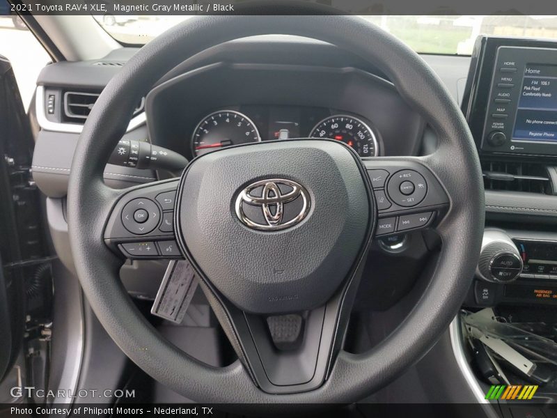 Magnetic Gray Metallic / Black 2021 Toyota RAV4 XLE