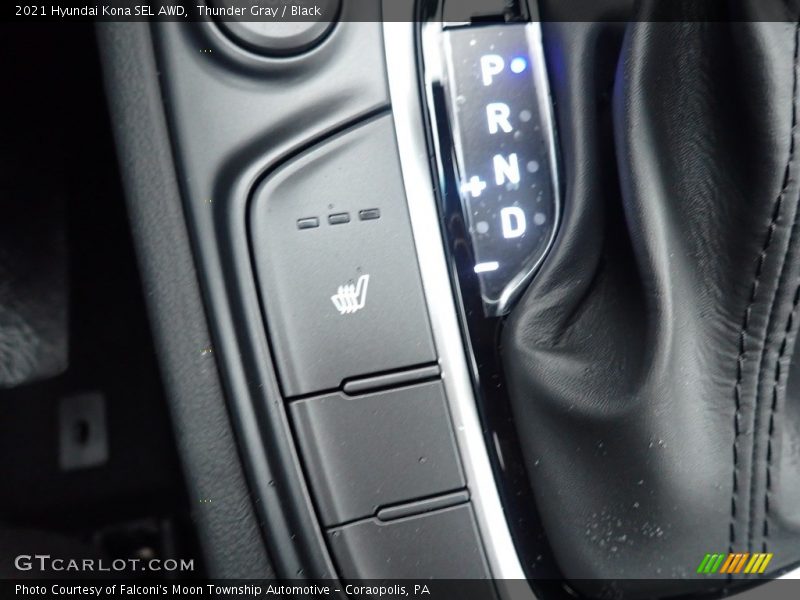 Thunder Gray / Black 2021 Hyundai Kona SEL AWD