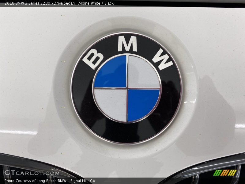 Alpine White / Black 2018 BMW 3 Series 328d xDrive Sedan