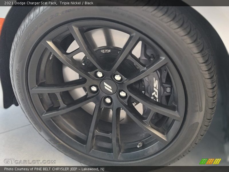 Triple Nickel / Black 2021 Dodge Charger Scat Pack