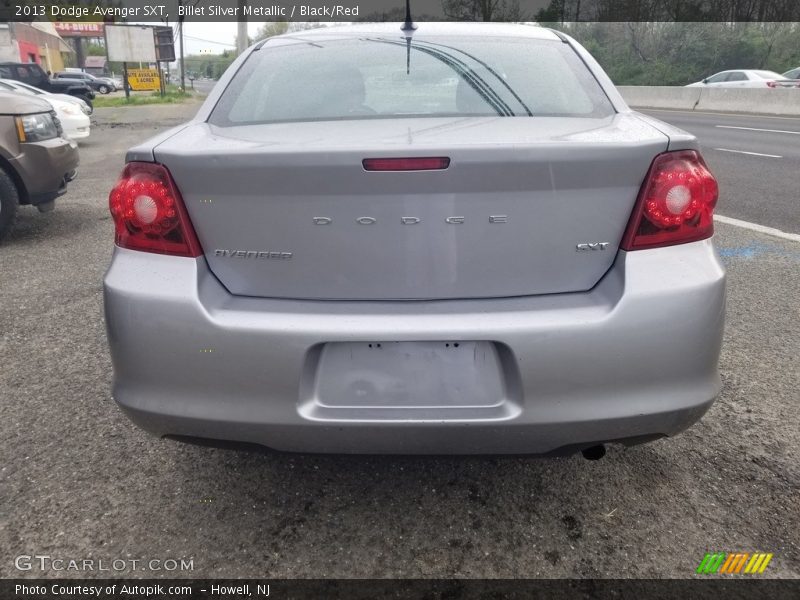 Billet Silver Metallic / Black/Red 2013 Dodge Avenger SXT