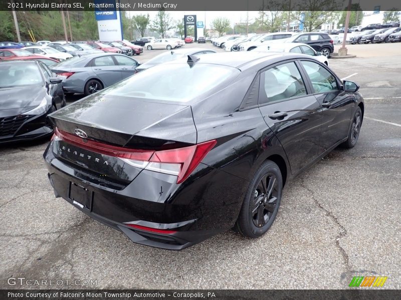 Phantom Black / Medium Gray 2021 Hyundai Elantra SEL