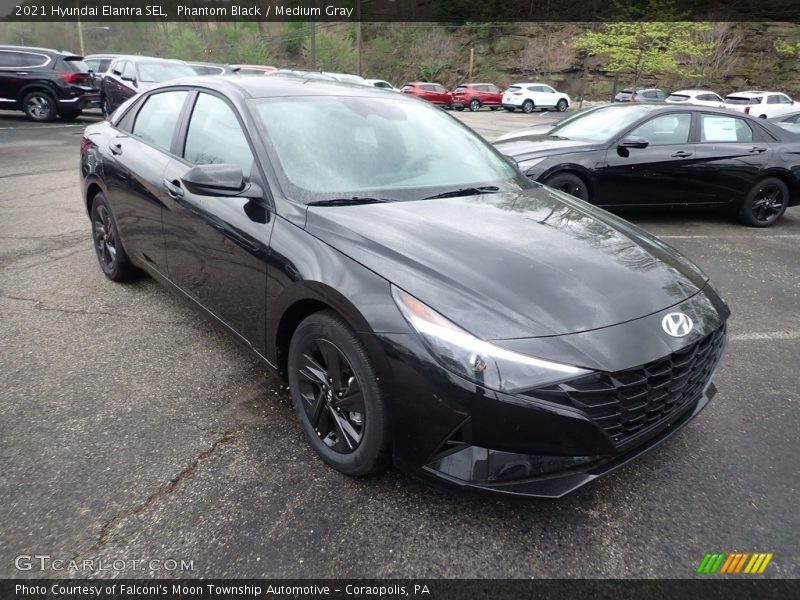 Phantom Black / Medium Gray 2021 Hyundai Elantra SEL