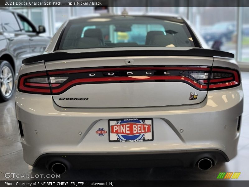 Triple Nickel / Black 2021 Dodge Charger Scat Pack
