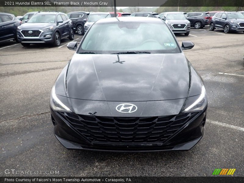 Phantom Black / Medium Gray 2021 Hyundai Elantra SEL
