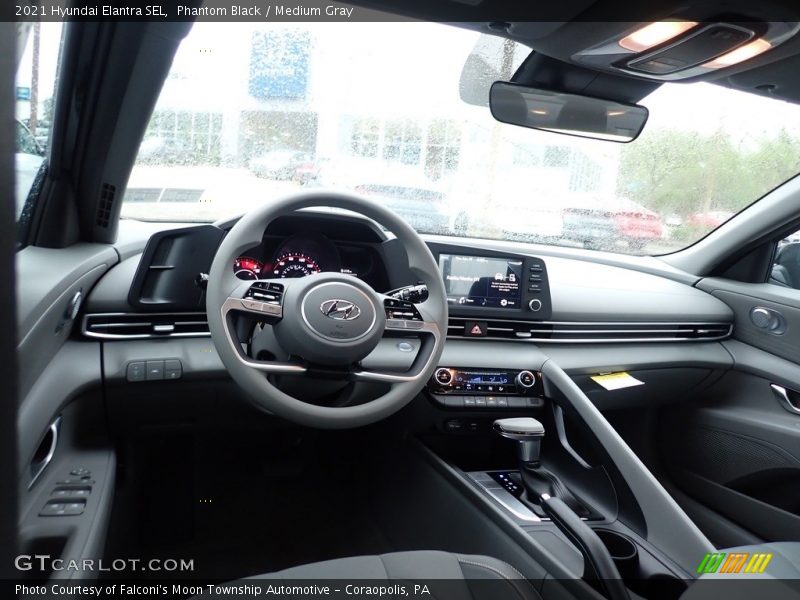 Phantom Black / Medium Gray 2021 Hyundai Elantra SEL