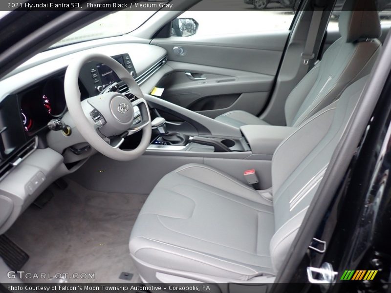 Phantom Black / Medium Gray 2021 Hyundai Elantra SEL
