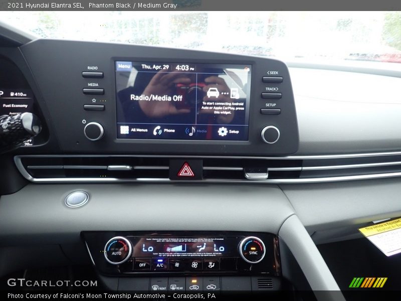 Phantom Black / Medium Gray 2021 Hyundai Elantra SEL