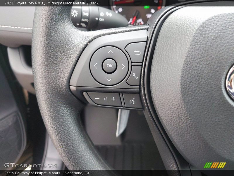 Midnight Black Metallic / Black 2021 Toyota RAV4 XLE