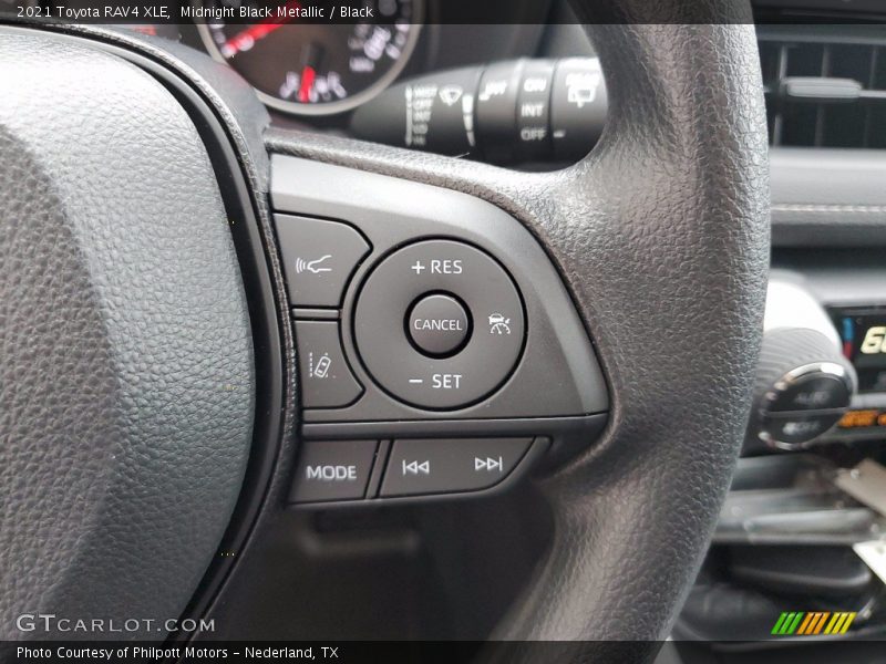 Midnight Black Metallic / Black 2021 Toyota RAV4 XLE
