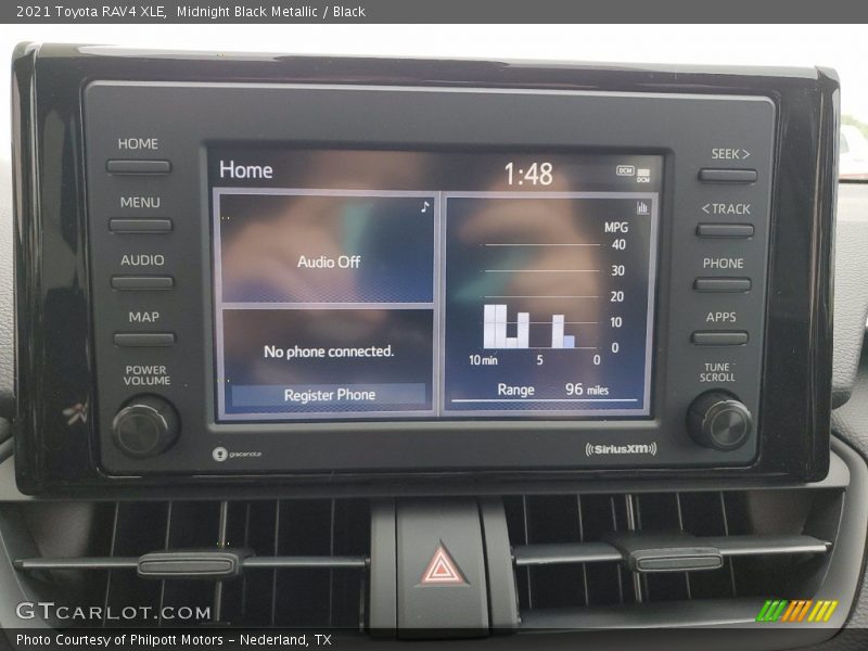 Midnight Black Metallic / Black 2021 Toyota RAV4 XLE