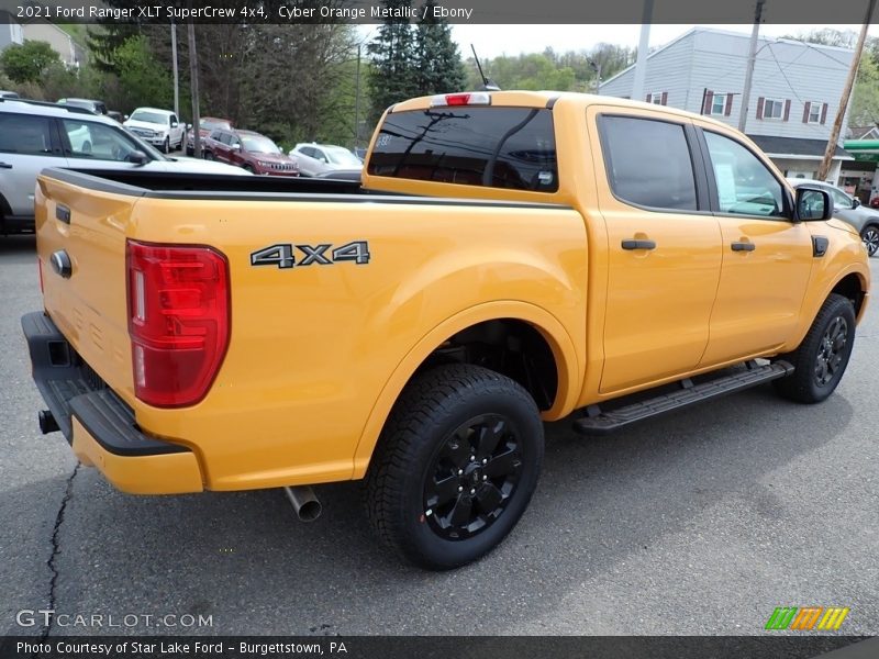 Cyber Orange Metallic / Ebony 2021 Ford Ranger XLT SuperCrew 4x4
