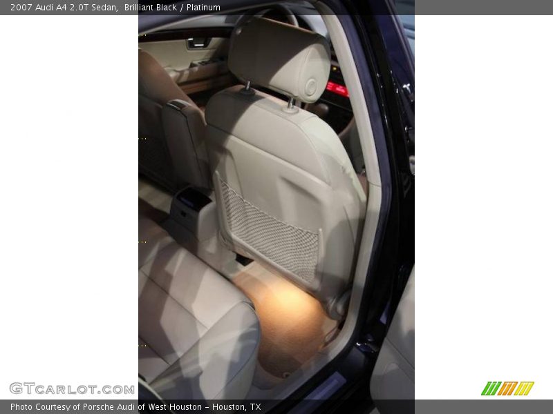 Brilliant Black / Platinum 2007 Audi A4 2.0T Sedan