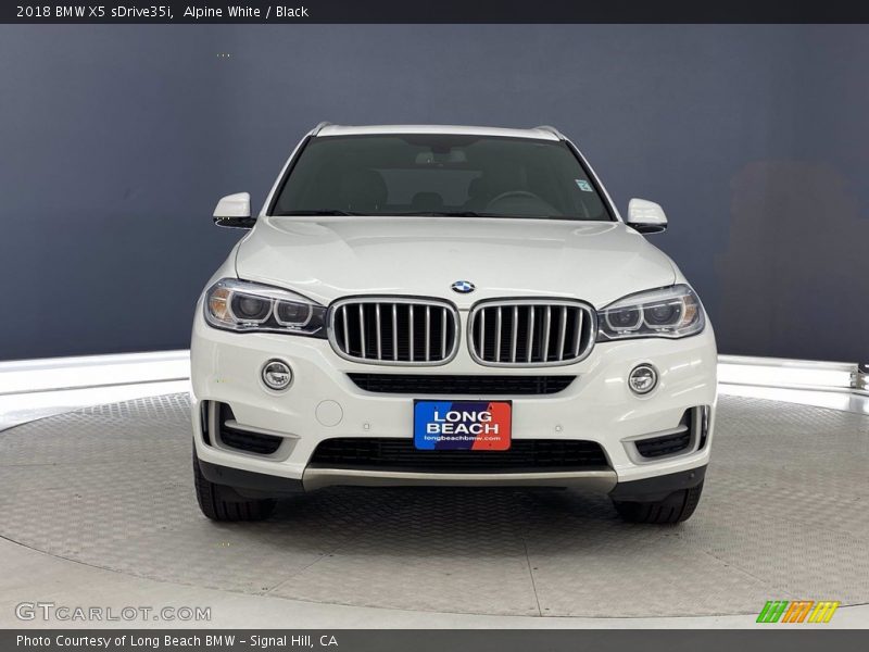 Alpine White / Black 2018 BMW X5 sDrive35i