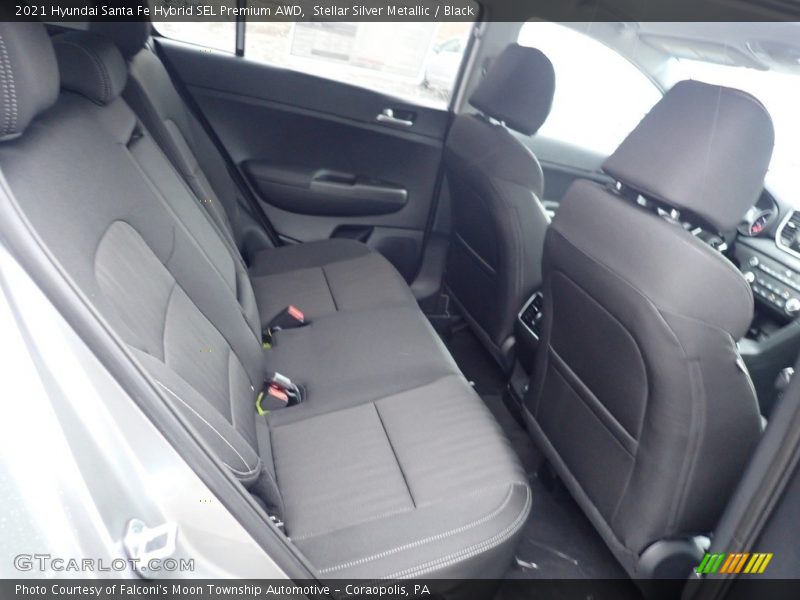 Rear Seat of 2021 Santa Fe Hybrid SEL Premium AWD
