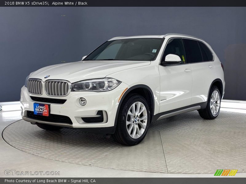 Alpine White / Black 2018 BMW X5 sDrive35i