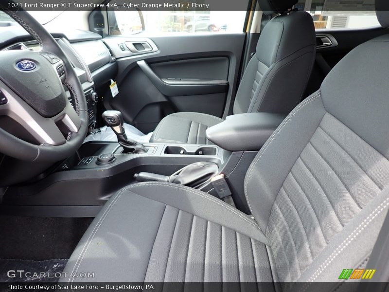 Cyber Orange Metallic / Ebony 2021 Ford Ranger XLT SuperCrew 4x4