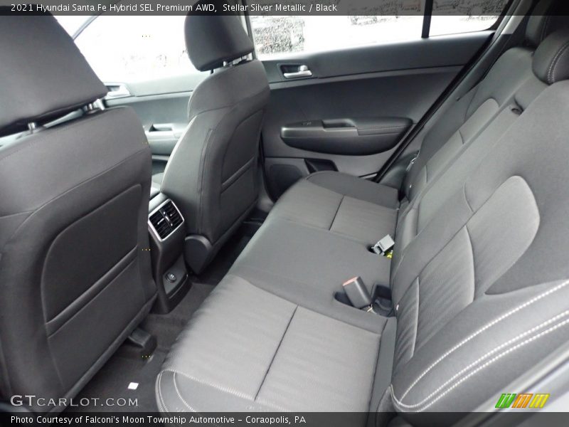 Rear Seat of 2021 Santa Fe Hybrid SEL Premium AWD