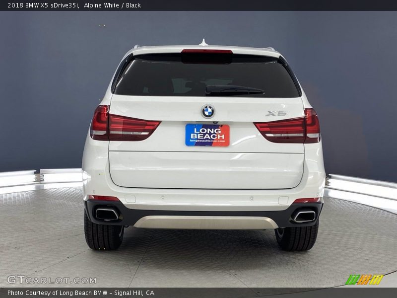 Alpine White / Black 2018 BMW X5 sDrive35i