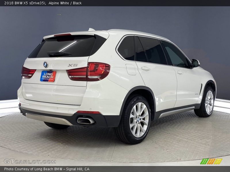 Alpine White / Black 2018 BMW X5 sDrive35i