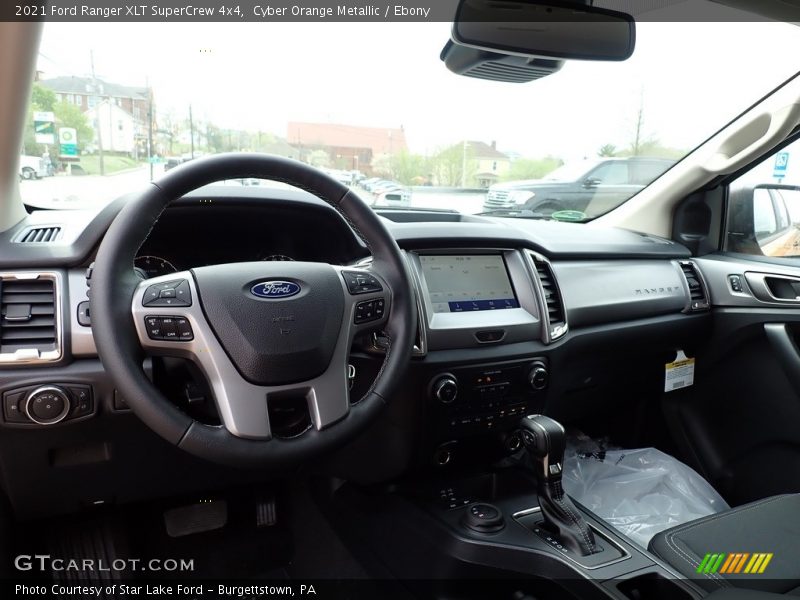 Cyber Orange Metallic / Ebony 2021 Ford Ranger XLT SuperCrew 4x4