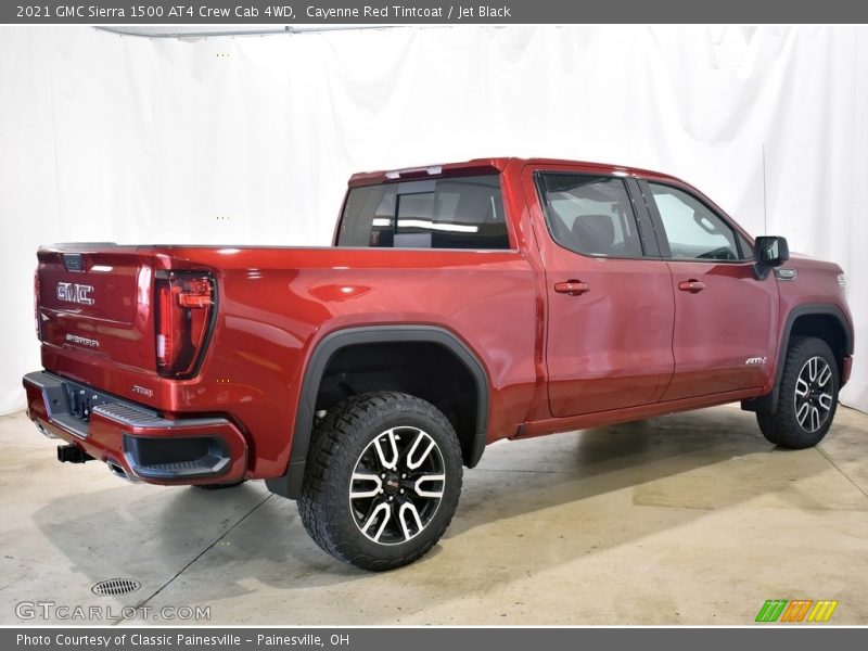 Cayenne Red Tintcoat / Jet Black 2021 GMC Sierra 1500 AT4 Crew Cab 4WD