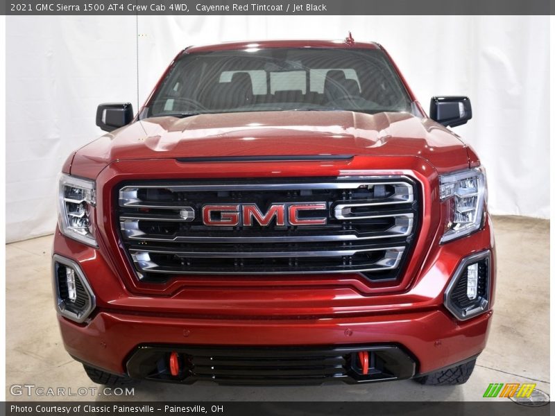 Cayenne Red Tintcoat / Jet Black 2021 GMC Sierra 1500 AT4 Crew Cab 4WD