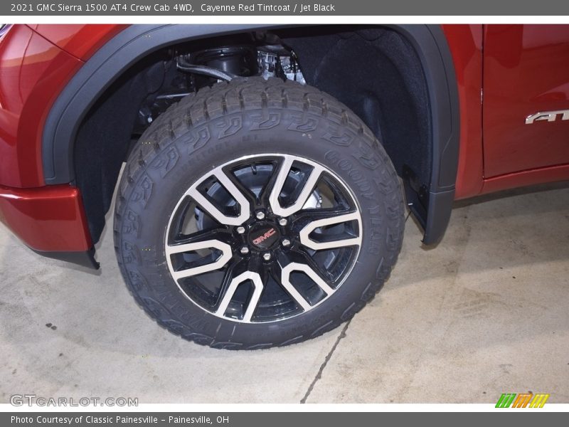 Cayenne Red Tintcoat / Jet Black 2021 GMC Sierra 1500 AT4 Crew Cab 4WD